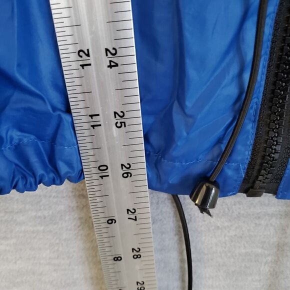City Streets Jacket Womens XS Blue Rain Lightweight Bungee Full Zip - Picture 5 of 8